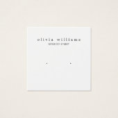 Eenvoudige vierkante Kaart voor het oormerken van  (Voorkant)