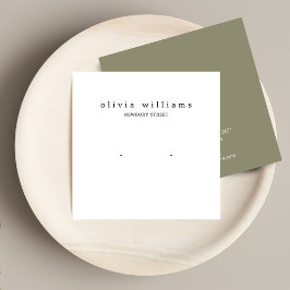 Eenvoudige vierkante Kaart voor het oormerken van 