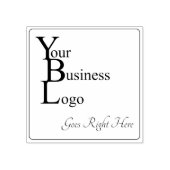 Eenvoudige vierkante zwarte inkt Business Logo Mod Rubberstempel (Afrduk)