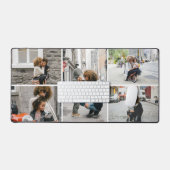 Eenvoudige vijf fotocollage op maat bureaumat (Keyboard & Muis)