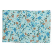 Eenvoudige Vintage: bloemenweefselpatroon Kussensloop (Achterkant)