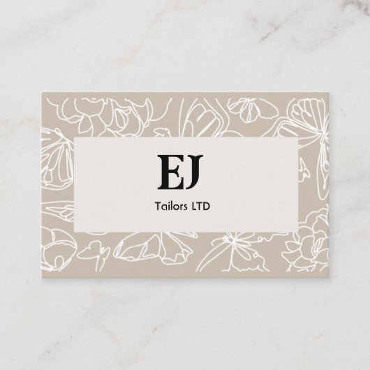 Eenvoudige visitekaartjes (Voorkant)