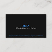 Eenvoudige Visitekaartjes (Achterkant)