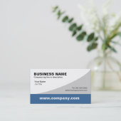 Eenvoudige visitekaartjes (Staand voorkant)