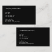 Eenvoudige Visitekaartjes, dubbelzijdig Visitekaartje (Voorkant / Achterkant)