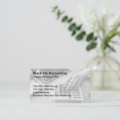 Eenvoudige Visitekaartjes gecertificeerde openbare (Staand voorkant)