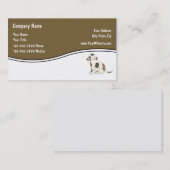 Eenvoudige Visitekaartjes Pet (Voorkant / Achterkant)