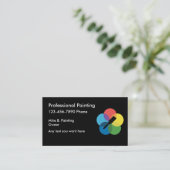 Eenvoudige Visitekaartjes schilderen (Staand voorkant)