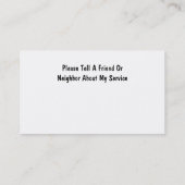 Eenvoudige Visitekaartjes schilderen (Achterkant)