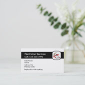 Eenvoudige Visitekaartjes van de Dienst van de ele (Staand voorkant)