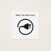 Eenvoudige Visitekaartjes van de Sjabloon van de E (Voorkant)