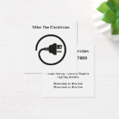 Eenvoudige Visitekaartjes van de Sjabloon van de E (Bureau)