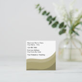 Eenvoudige Visitekaartjes van Earthtone (Staand voorkant)