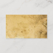 Eenvoudige visitekaartjes van het middeleeuwse per (Achterkant)