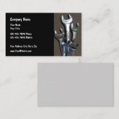 Eenvoudige Visitekaartjes van het thema Mechanisch (Voorkant / Achterkant)