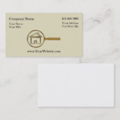 Eenvoudige Visitekaartjes van onroerend goed (Voorkant / Achterkant)