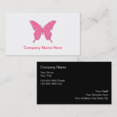 Eenvoudige Visitekaartjes vlinder (Voorkant / Achterkant)