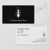 Eenvoudige Visitekaartjes voor besturing via steek (Voorkant / Achterkant)