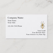 Eenvoudige Visitekaartjes voor besturing via steek (Achterkant)