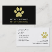 Eenvoudige Visitekaartjes voor computerzorg (Voorkant / Achterkant)