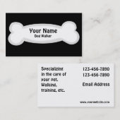 Eenvoudige visitekaartjes voor de behandeling van  (Voorkant / Achterkant)