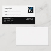 Eenvoudige Visitekaartjes voor de benoeming van ee Afsprakenkaartje (Voorkant / Achterkant)