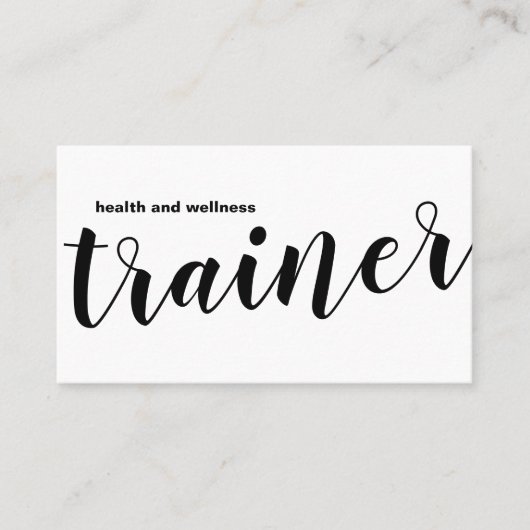 Eenvoudige Visitekaartjes voor de gezondheids- en  (Voorkant)