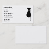 Eenvoudige Visitekaartjes voor elektricien (Voorkant / Achterkant)