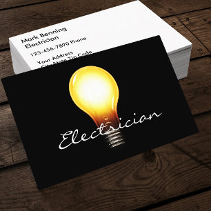 Eenvoudige Visitekaartjes voor Elektrotechnici