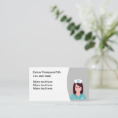 Eenvoudige Visitekaartjes voor het contact met ver (Staand voorkant)