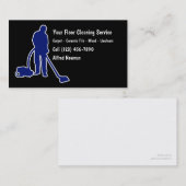 Eenvoudige Visitekaartjes voor het reinigen van vl (Voorkant / Achterkant)