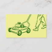 Eenvoudige Visitekaartjes voor Lawn Care (Achterkant)