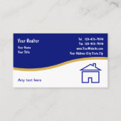 Eenvoudige Visitekaartjes voor onroerend goed (Voorkant)