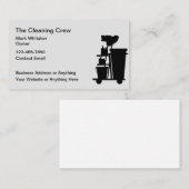 Eenvoudige Visitekaartjes voor reinigingsservice (Voorkant / Achterkant)