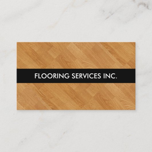 Eenvoudige Visitekaartjes voor thuisvloerservices (Voorkant)