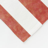 Eenvoudige vlag met schermende adelaar en Jouw tek Fleece Deken (Hoek)