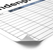 Eenvoudige vliegdraak poster (Hoek)