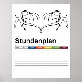 Eenvoudige vliegdraak poster