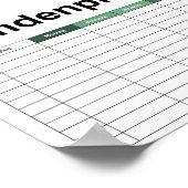 Eenvoudige vliegdraak poster (Hoek)