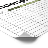 Eenvoudige vliegdraak poster (Hoek)