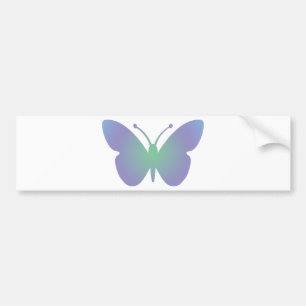 Eenvoudige vlinder bumpersticker