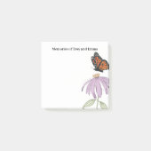 Eenvoudige vlinder Coneflower Post-it® Notes (Voorkant)
