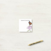 Eenvoudige vlinder Coneflower Post-it® Notes (Op bureau)