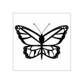 Eenvoudige vlindervorm rubberstempel (Afrduk)