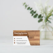 Eenvoudige vloeren & tegels Visitekaartjes (Staand voorkant)