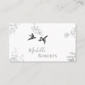 Eenvoudige  vogels en bijkantoren visitekaartje (Voorkant)