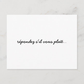 Eenvoudige vogels in boomtak RSVP