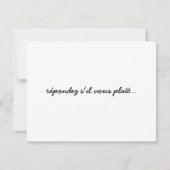 Eenvoudige vogels in boomtak RSVP (Voorkant)