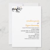 Eenvoudige vogels op boomvertakking kaart (Voorkant)