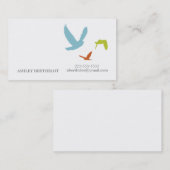 Eenvoudige vogels visitekaartje (Voorkant / Achterkant)